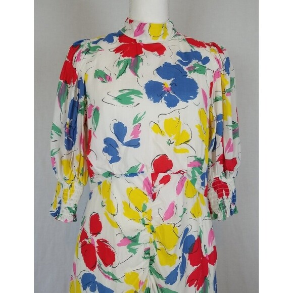 RIXO for Target Floral Cascade Ruffle Dress Size 6 - Picture 9 of 12